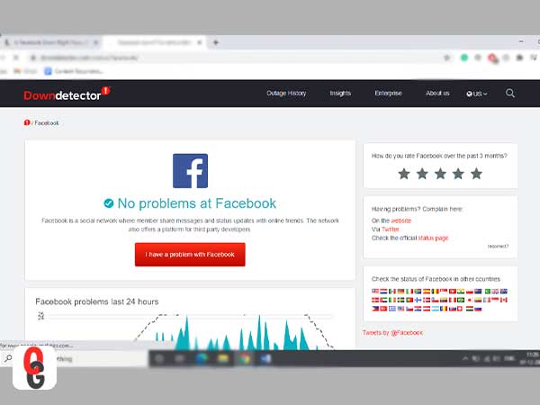 Facebook Downdetector