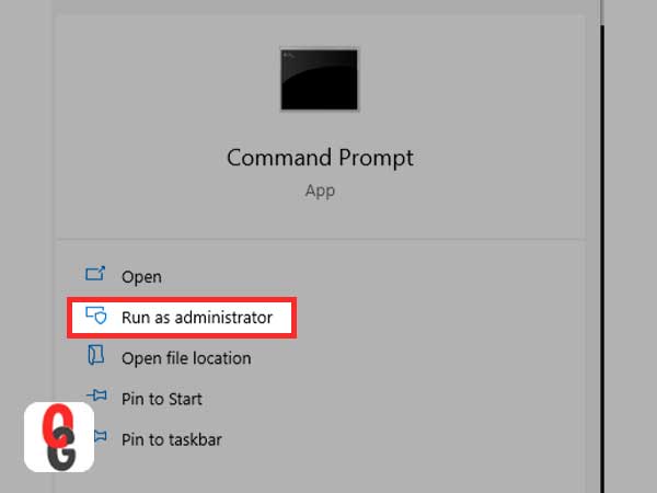 run as administrator