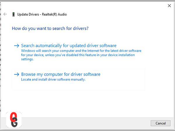 How do you want to search for drivers