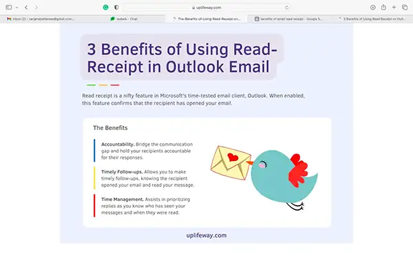  Benefits of Using Read-Receipt in Outlook Email