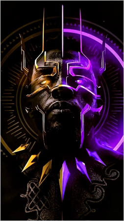 Black panther dynamic wallpaper for iPhone