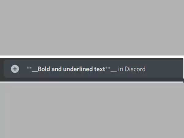 Bold and Underline text format for a message in Discord