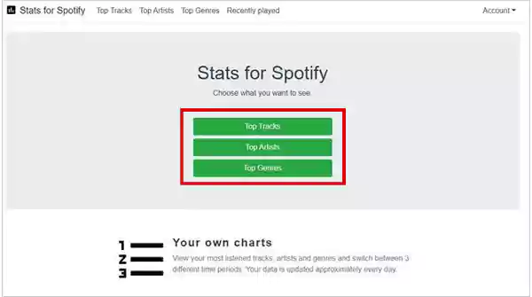 Choose your Spotify receipt