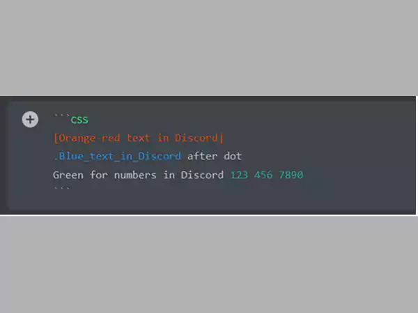 Color Text Orange-Red and Blue in Discord