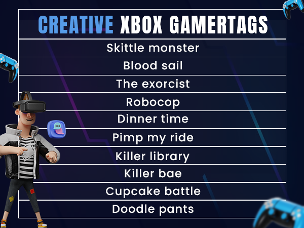 Creative Xbox Gamertags