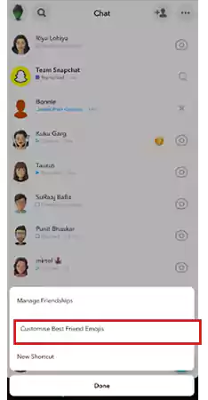 customize best friende mojis