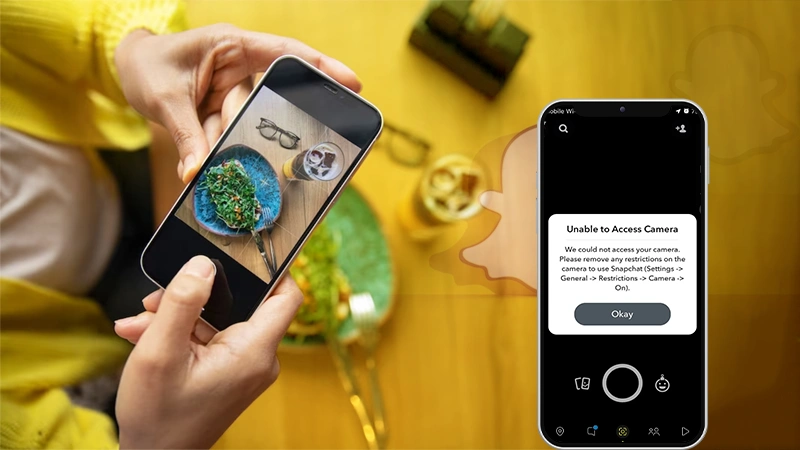 how to allow camera access-on snapchat