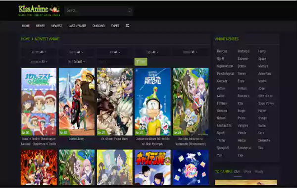 Kissanime Website