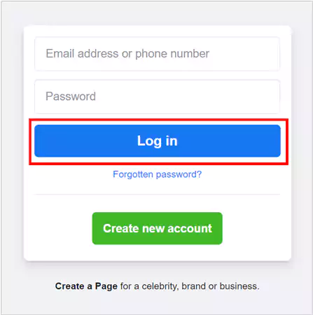 Log in1