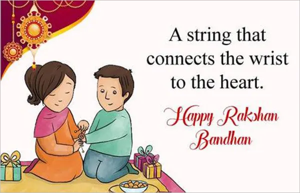 Raksha Bandhan Wishes to Brothers