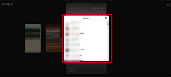 See the total views count and list of all Instagram highlights viewers