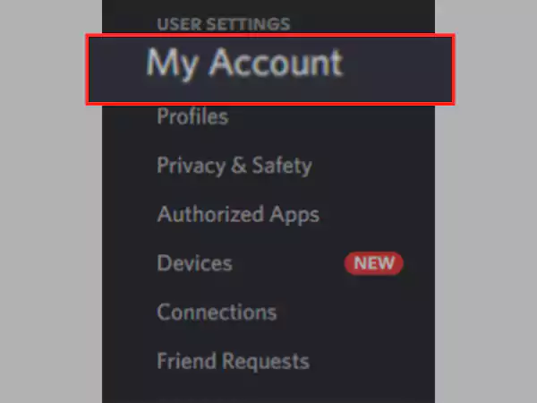 Settings changes on Discord