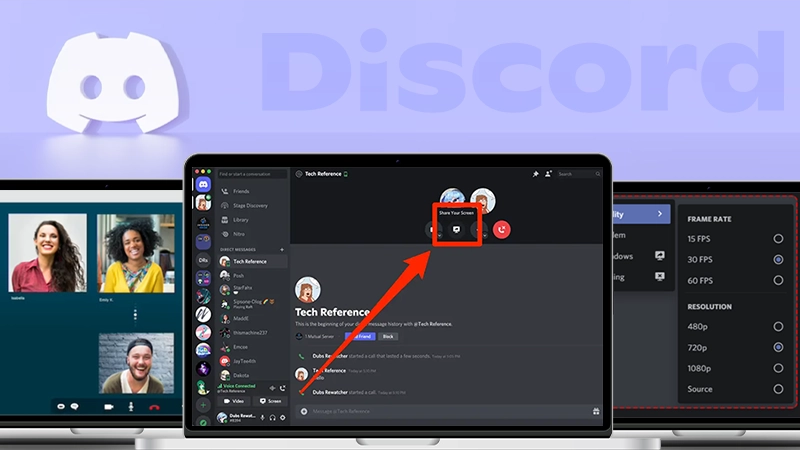 share screen on discord