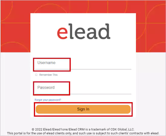 Steps to Eleads Login