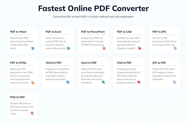 SwifDoo PDF Online Converter