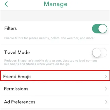 Tap on ‘Friend emojis.’