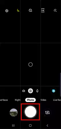 Tap the ‘Camera Icon