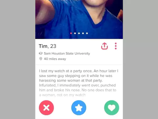 eye soothing bio for Tinder