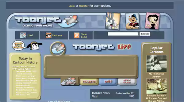 ToonJet Website