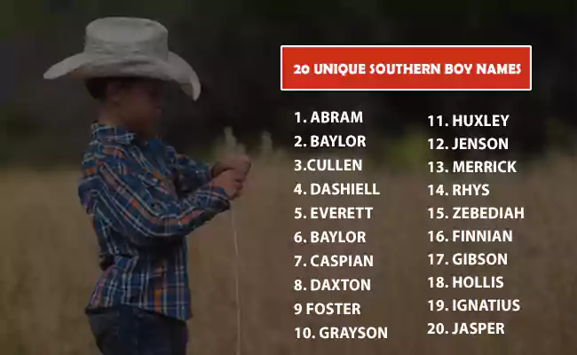 unique southern boys name