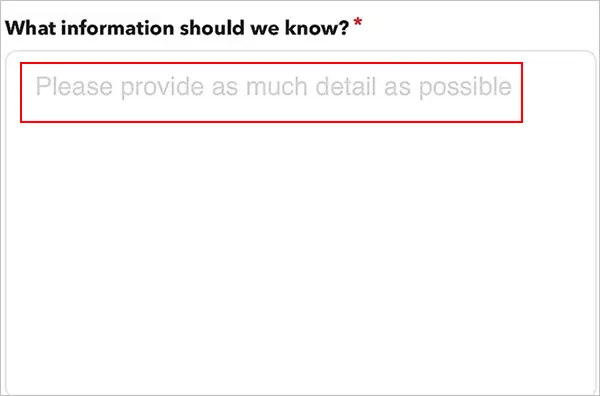 Fill in the form with username, email and mobile numbers